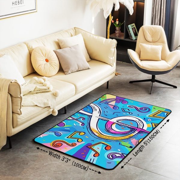 Doctor Nurse Gift Living Room Rugs 3x5 Doctor Gift Area Rug for Kids Teen Physician Nurse Graduation Gift Carpet Runner Non Slip Fashion Blue Decorative Accent Rug Bedroom Decor - Image 10