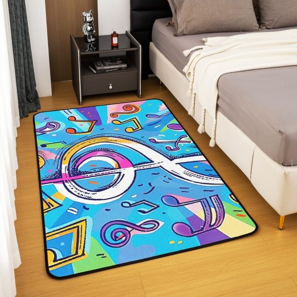 Doctor Nurse Gift Living Room Rugs 3x5 Doctor Gift Area Rug for Kids Teen Physician Nurse Graduation Gift Carpet Runner Non Slip Fashion Blue Decorative Accent Rug Bedroom Decor - Image 11
