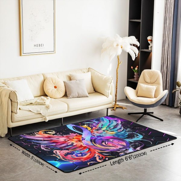 Doctor Nurse Gift Living Room Rugs 3x5 Doctor Gift Area Rug for Kids Teen Physician Nurse Graduation Gift Carpet Runner Non Slip Fashion Blue Decorative Accent Rug Bedroom Decor - Image 34