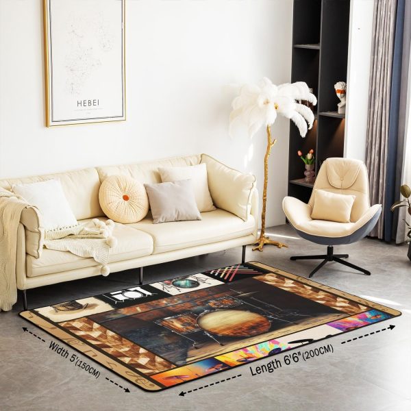 Doctor Nurse Gift Living Room Rugs 3x5 Doctor Gift Area Rug for Kids Teen Physician Nurse Graduation Gift Carpet Runner Non Slip Fashion Blue Decorative Accent Rug Bedroom Decor - Image 42