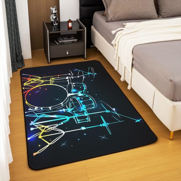 Doctor Nurse Gift Living Room Rugs 3x5 Doctor Gift Area Rug for Kids Teen Physician Nurse Graduation Gift Carpet Runner Non Slip Fashion Blue Decorative Accent Rug Bedroom Decor - Image 60