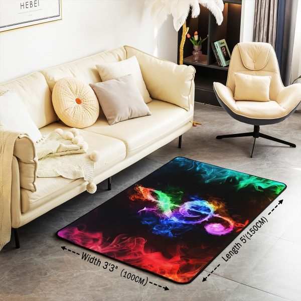 Doctor Nurse Gift Living Room Rugs 3x5 Doctor Gift Area Rug for Kids Teen Physician Nurse Graduation Gift Carpet Runner Non Slip Fashion Blue Decorative Accent Rug Bedroom Decor - Image 75