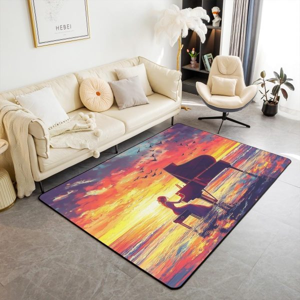 Doctor Nurse Gift Living Room Rugs 3x5 Doctor Gift Area Rug for Kids Teen Physician Nurse Graduation Gift Carpet Runner Non Slip Fashion Blue Decorative Accent Rug Bedroom Decor - Image 85