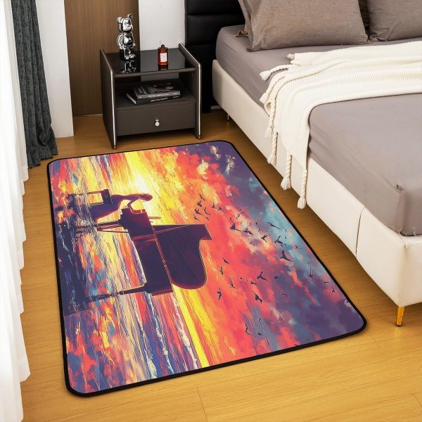 Doctor Nurse Gift Living Room Rugs 3x5 Doctor Gift Area Rug for Kids Teen Physician Nurse Graduation Gift Carpet Runner Non Slip Fashion Blue Decorative Accent Rug Bedroom Decor - Image 88