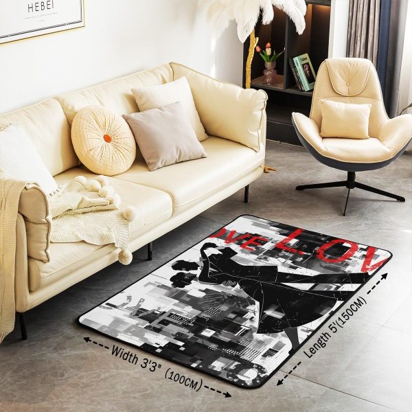 Doctor Nurse Gift Living Room Rugs 3x5 Doctor Gift Area Rug for Kids Teen Physician Nurse Graduation Gift Carpet Runner Non Slip Fashion Blue Decorative Accent Rug Bedroom Decor - Image 90