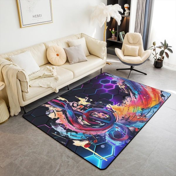 Doctor Nurse Gift Living Room Rugs 3x5 Doctor Gift Area Rug for Kids Teen Physician Nurse Graduation Gift Carpet Runner Non Slip Fashion Blue Decorative Accent Rug Bedroom Decor - Image 97