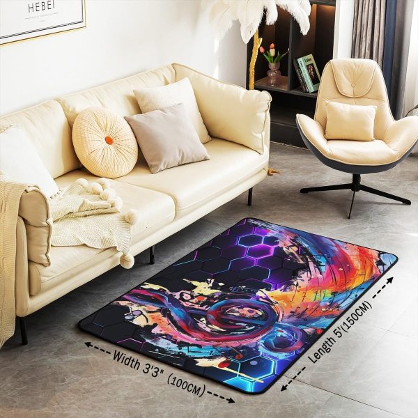 Doctor Nurse Gift Living Room Rugs 3x5 Doctor Gift Area Rug for Kids Teen Physician Nurse Graduation Gift Carpet Runner Non Slip Fashion Blue Decorative Accent Rug Bedroom Decor - Image 99