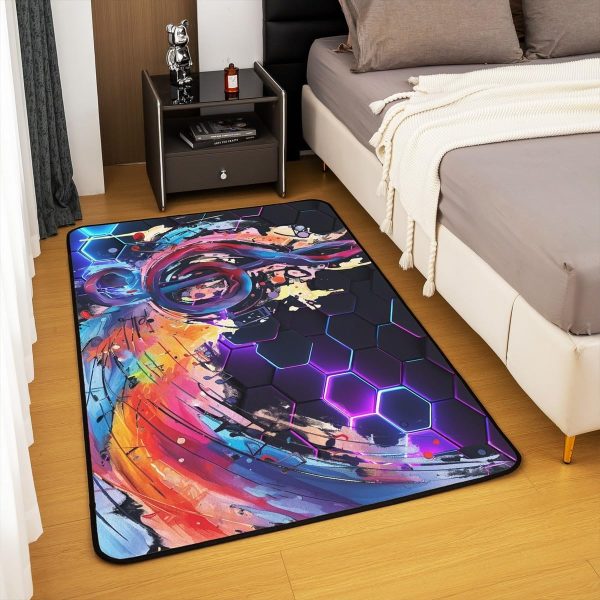 Doctor Nurse Gift Living Room Rugs 3x5 Doctor Gift Area Rug for Kids Teen Physician Nurse Graduation Gift Carpet Runner Non Slip Fashion Blue Decorative Accent Rug Bedroom Decor - Image 100