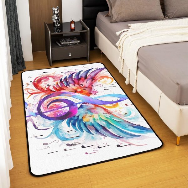 Doctor Nurse Gift Living Room Rugs 3x5 Doctor Gift Area Rug for Kids Teen Physician Nurse Graduation Gift Carpet Runner Non Slip Fashion Blue Decorative Accent Rug Bedroom Decor - Image 108