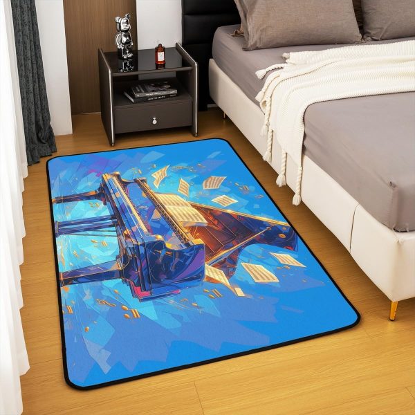 Doctor Nurse Gift Living Room Rugs 3x5 Doctor Gift Area Rug for Kids Teen Physician Nurse Graduation Gift Carpet Runner Non Slip Fashion Blue Decorative Accent Rug Bedroom Decor - Image 116