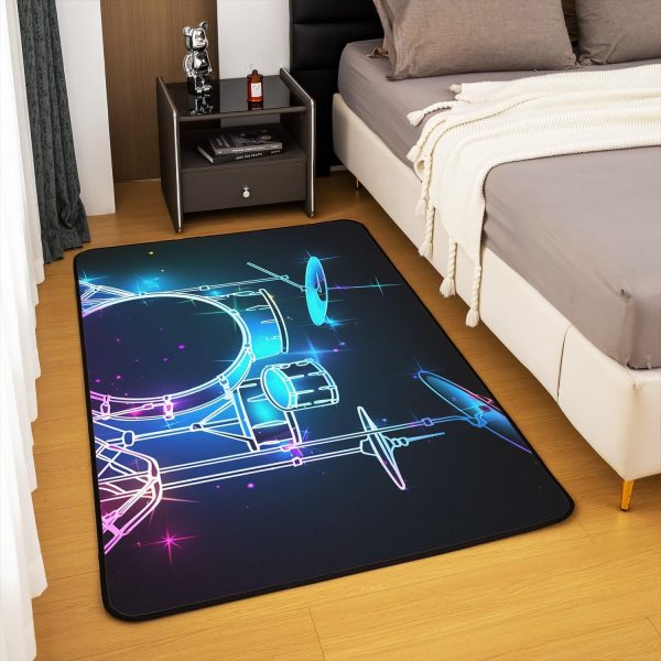 Doctor Nurse Gift Living Room Rugs 3x5 Doctor Gift Area Rug for Kids Teen Physician Nurse Graduation Gift Carpet Runner Non Slip Fashion Blue Decorative Accent Rug Bedroom Decor - Image 124