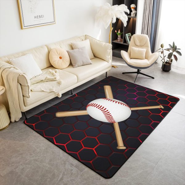 Number Map Area Rug 3'x5',Cute Dinosaur Decor Non Shedding Rug for Kids Teen Adults,Cartoon Animals Decorative Carpet for Playroom Bedroom Dining Room - Image 21