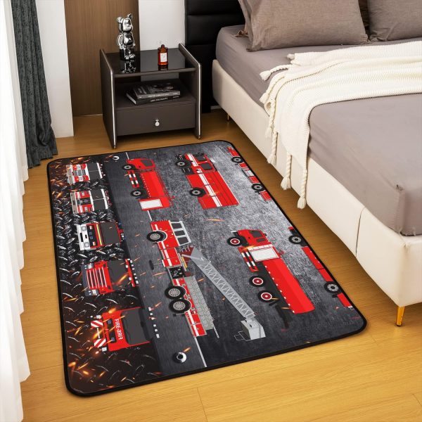 Number Map Area Rug 3'x5',Cute Dinosaur Decor Non Shedding Rug for Kids Teen Adults,Cartoon Animals Decorative Carpet for Playroom Bedroom Dining Room - Image 32