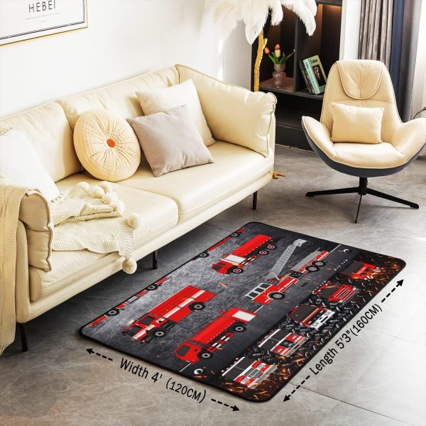 Number Map Area Rug 3'x5',Cute Dinosaur Decor Non Shedding Rug for Kids Teen Adults,Cartoon Animals Decorative Carpet for Playroom Bedroom Dining Room - Image 38
