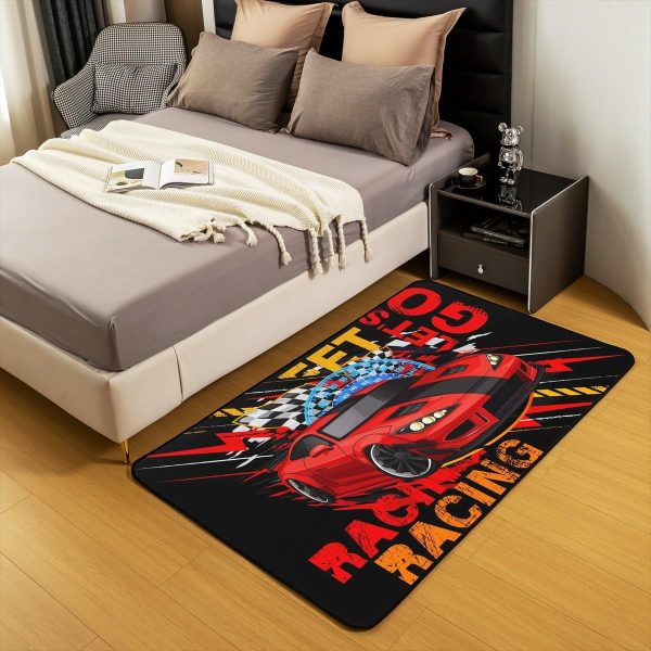 Number Map Area Rug 3'x5',Cute Dinosaur Decor Non Shedding Rug for Kids Teen Adults,Cartoon Animals Decorative Carpet for Playroom Bedroom Dining Room - Image 44