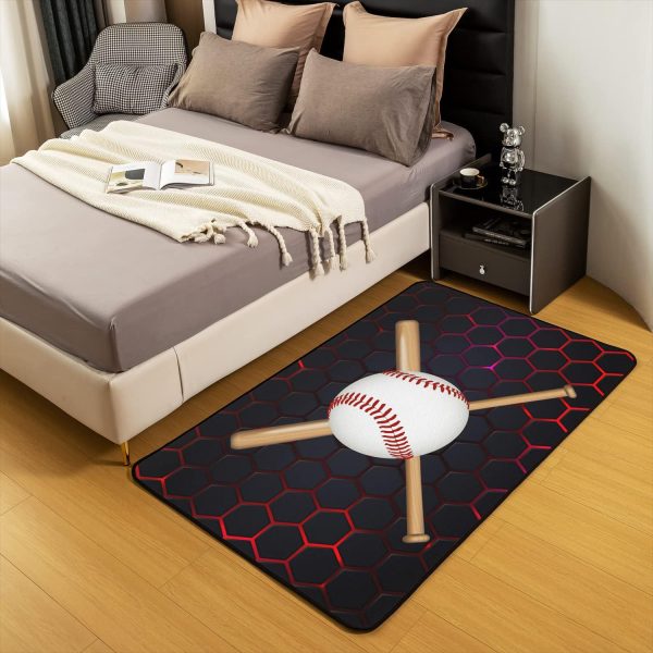 Number Map Area Rug 3'x5',Cute Dinosaur Decor Non Shedding Rug for Kids Teen Adults,Cartoon Animals Decorative Carpet for Playroom Bedroom Dining Room - Image 54
