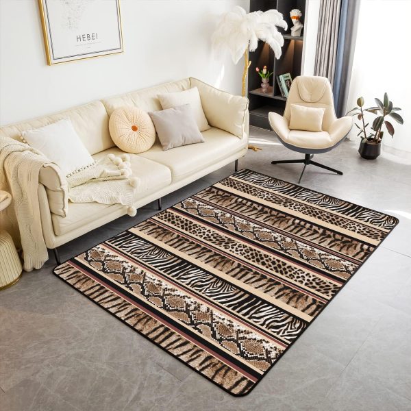 Number Map Area Rug 3'x5',Cute Dinosaur Decor Non Shedding Rug for Kids Teen Adults,Cartoon Animals Decorative Carpet for Playroom Bedroom Dining Room - Image 55