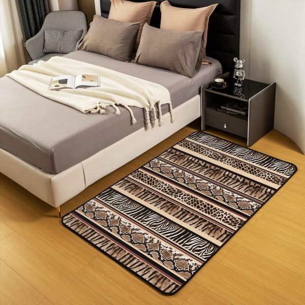 Number Map Area Rug 3'x5',Cute Dinosaur Decor Non Shedding Rug for Kids Teen Adults,Cartoon Animals Decorative Carpet for Playroom Bedroom Dining Room - Image 57