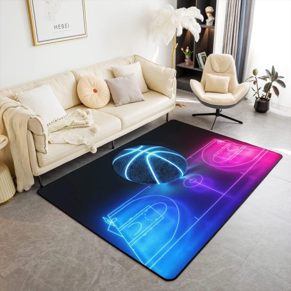 Number Map Area Rug 3'x5',Cute Dinosaur Decor Non Shedding Rug for Kids Teen Adults,Cartoon Animals Decorative Carpet for Playroom Bedroom Dining Room - Image 69