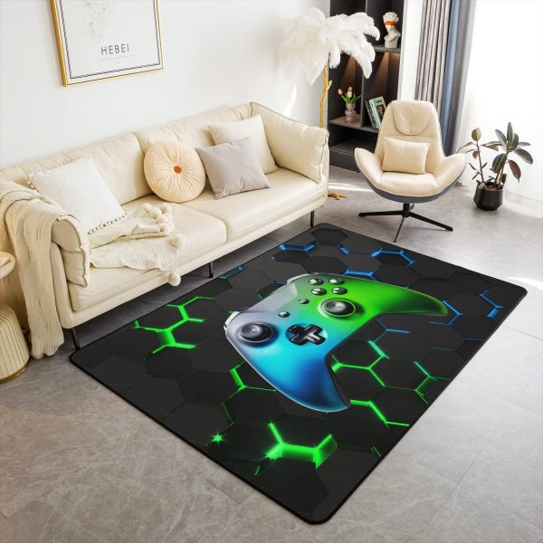 Number Map Area Rug 3'x5',Cute Dinosaur Decor Non Shedding Rug for Kids Teen Adults,Cartoon Animals Decorative Carpet for Playroom Bedroom Dining Room - Image 77