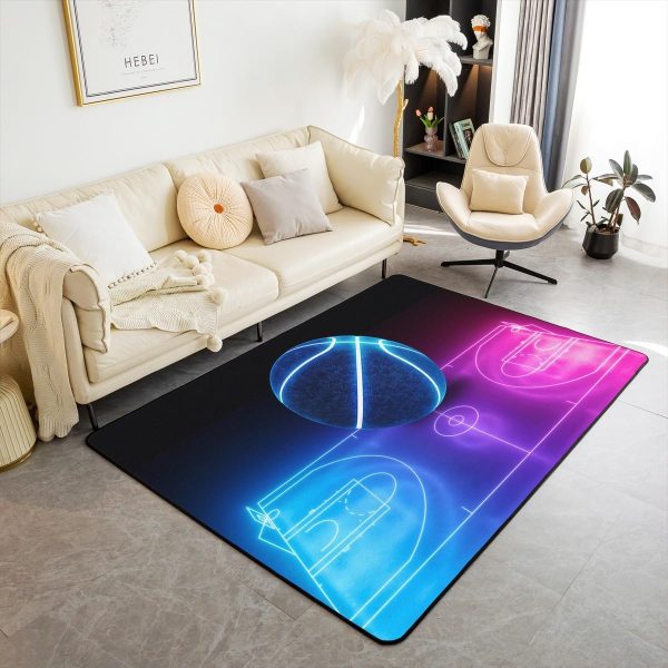 Number Map Area Rug 3'x5',Cute Dinosaur Decor Non Shedding Rug for Kids Teen Adults,Cartoon Animals Decorative Carpet for Playroom Bedroom Dining Room - Image 80