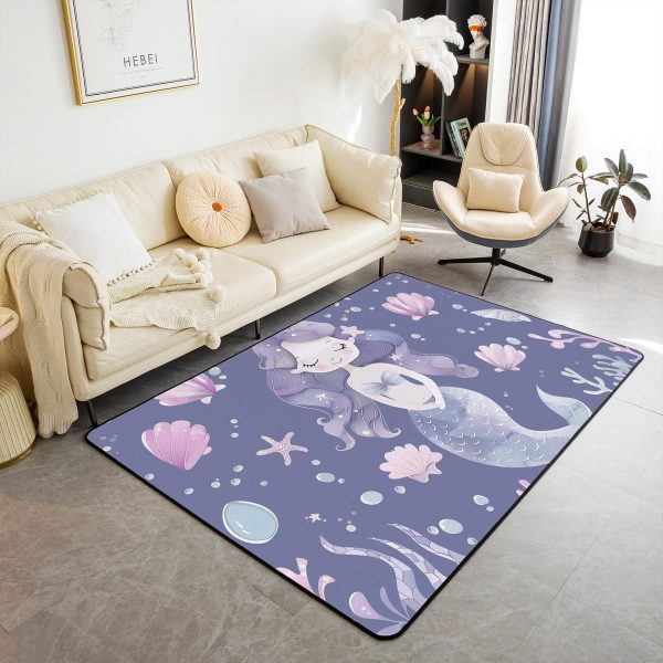 Clothes Sewing Theme Area Rug 5x7 Needle and Thread Rug for Bedroom Sewing Machine Carpet Non Slip Rustic Farmhouse Floor Mat Decorative Accent Rug Non Shedding - Image 32