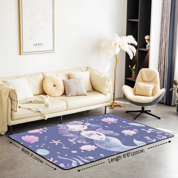 Clothes Sewing Theme Area Rug 5x7 Needle and Thread Rug for Bedroom Sewing Machine Carpet Non Slip Rustic Farmhouse Floor Mat Decorative Accent Rug Non Shedding - Image 33