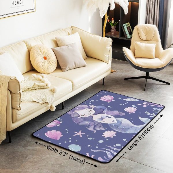 Clothes Sewing Theme Area Rug 5x7 Needle and Thread Rug for Bedroom Sewing Machine Carpet Non Slip Rustic Farmhouse Floor Mat Decorative Accent Rug Non Shedding - Image 34