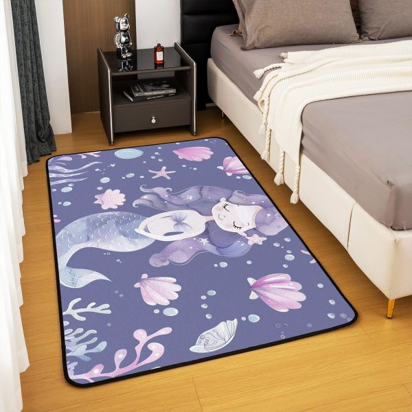 Clothes Sewing Theme Area Rug 5x7 Needle and Thread Rug for Bedroom Sewing Machine Carpet Non Slip Rustic Farmhouse Floor Mat Decorative Accent Rug Non Shedding - Image 35
