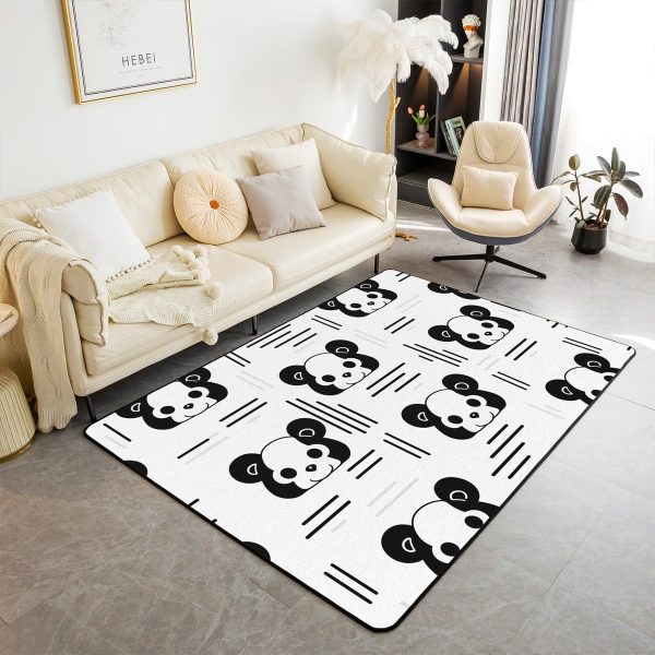 Clothes Sewing Theme Area Rug 5x7 Needle and Thread Rug for Bedroom Sewing Machine Carpet Non Slip Rustic Farmhouse Floor Mat Decorative Accent Rug Non Shedding - Image 44