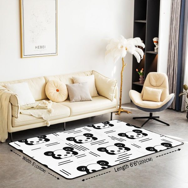 Clothes Sewing Theme Area Rug 5x7 Needle and Thread Rug for Bedroom Sewing Machine Carpet Non Slip Rustic Farmhouse Floor Mat Decorative Accent Rug Non Shedding - Image 45