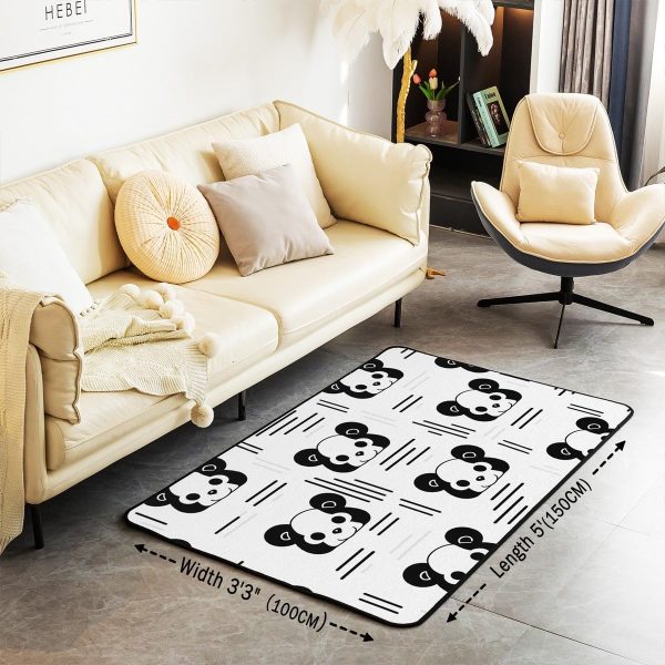 Clothes Sewing Theme Area Rug 5x7 Needle and Thread Rug for Bedroom Sewing Machine Carpet Non Slip Rustic Farmhouse Floor Mat Decorative Accent Rug Non Shedding - Image 46