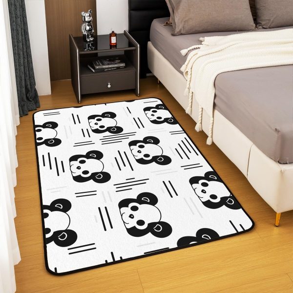 Clothes Sewing Theme Area Rug 5x7 Needle and Thread Rug for Bedroom Sewing Machine Carpet Non Slip Rustic Farmhouse Floor Mat Decorative Accent Rug Non Shedding - Image 47