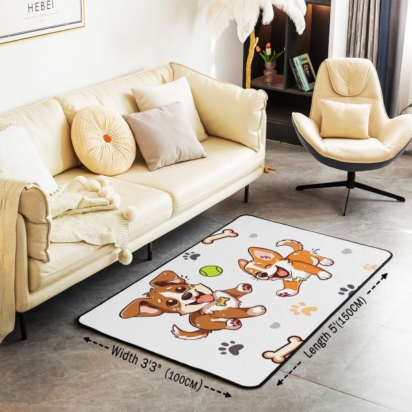 Clothes Sewing Theme Area Rug 5x7 Needle and Thread Rug for Bedroom Sewing Machine Carpet Non Slip Rustic Farmhouse Floor Mat Decorative Accent Rug Non Shedding - Image 50
