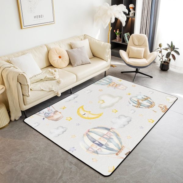 Clothes Sewing Theme Area Rug 5x7 Needle and Thread Rug for Bedroom Sewing Machine Carpet Non Slip Rustic Farmhouse Floor Mat Decorative Accent Rug Non Shedding - Image 52