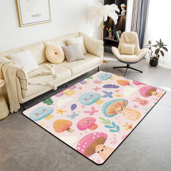 Clothes Sewing Theme Area Rug 5x7 Needle and Thread Rug for Bedroom Sewing Machine Carpet Non Slip Rustic Farmhouse Floor Mat Decorative Accent Rug Non Shedding - Image 60
