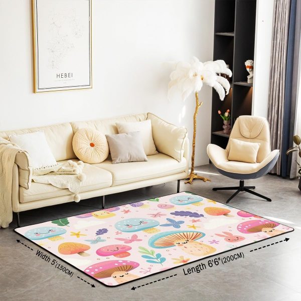 Clothes Sewing Theme Area Rug 5x7 Needle and Thread Rug for Bedroom Sewing Machine Carpet Non Slip Rustic Farmhouse Floor Mat Decorative Accent Rug Non Shedding - Image 61