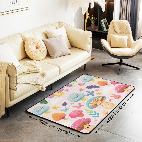 Clothes Sewing Theme Area Rug 5x7 Needle and Thread Rug for Bedroom Sewing Machine Carpet Non Slip Rustic Farmhouse Floor Mat Decorative Accent Rug Non Shedding - Image 62