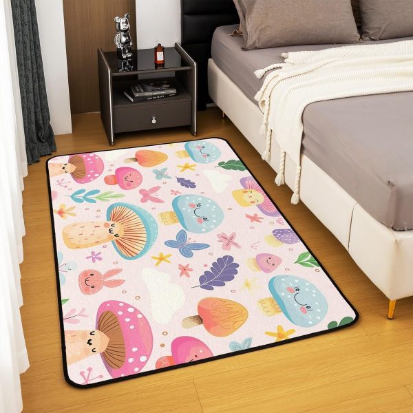Clothes Sewing Theme Area Rug 5x7 Needle and Thread Rug for Bedroom Sewing Machine Carpet Non Slip Rustic Farmhouse Floor Mat Decorative Accent Rug Non Shedding - Image 63