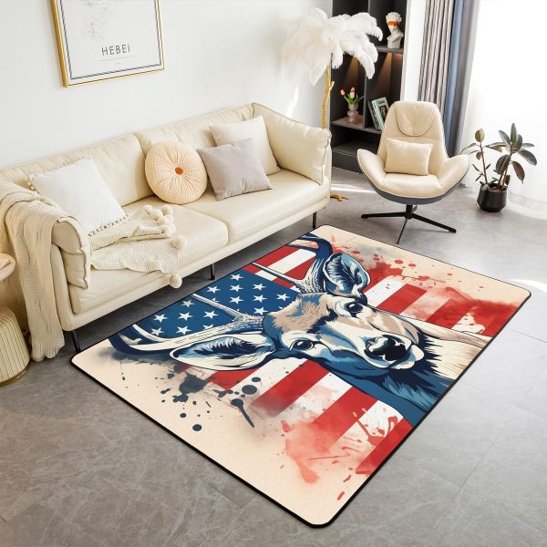 Clothes Sewing Theme Area Rug 5x7 Needle and Thread Rug for Bedroom Sewing Machine Carpet Non Slip Rustic Farmhouse Floor Mat Decorative Accent Rug Non Shedding - Image 76