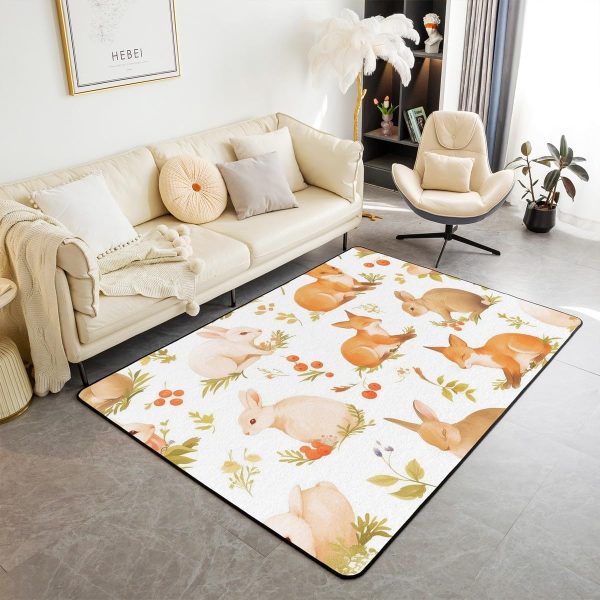 Clothes Sewing Theme Area Rug 5x7 Needle and Thread Rug for Bedroom Sewing Machine Carpet Non Slip Rustic Farmhouse Floor Mat Decorative Accent Rug Non Shedding - Image 96