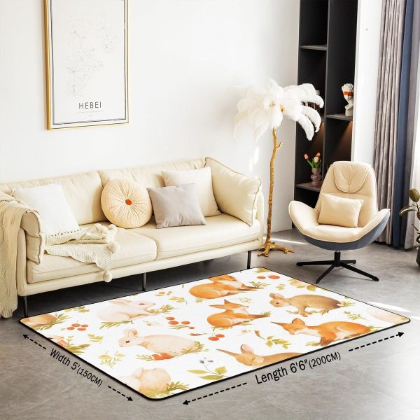 Clothes Sewing Theme Area Rug 5x7 Needle and Thread Rug for Bedroom Sewing Machine Carpet Non Slip Rustic Farmhouse Floor Mat Decorative Accent Rug Non Shedding - Image 97