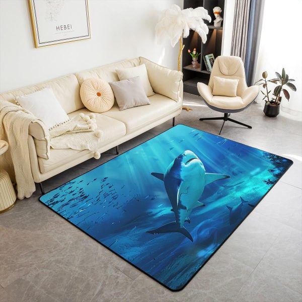 Watercolor Dragon Living Room Rugs 3x5 Chinese Style Area Rug for Kids Teen Retro Tradition Theme Carpet Runner Non Slip Dragon Pattern Decorative Accent Rug Bedroom Decor - Image 8
