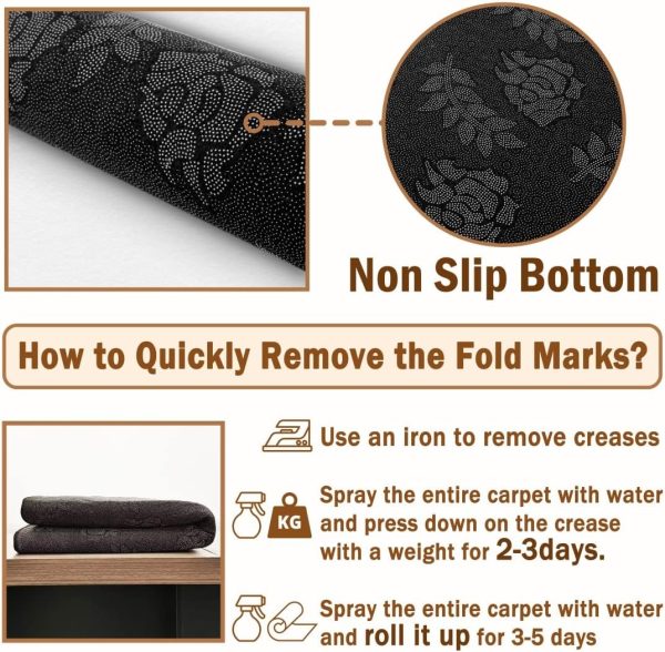 Watercolor Dragon Living Room Rugs 3x5 Chinese Style Area Rug for Kids Teen Retro Tradition Theme Carpet Runner Non Slip Dragon Pattern Decorative Accent Rug Bedroom Decor - Image 12
