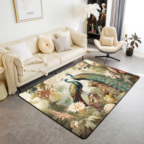 Watercolor Dragon Living Room Rugs 3x5 Chinese Style Area Rug for Kids Teen Retro Tradition Theme Carpet Runner Non Slip Dragon Pattern Decorative Accent Rug Bedroom Decor - Image 15