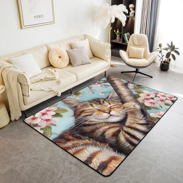 Watercolor Dragon Living Room Rugs 3x5 Chinese Style Area Rug for Kids Teen Retro Tradition Theme Carpet Runner Non Slip Dragon Pattern Decorative Accent Rug Bedroom Decor - Image 27