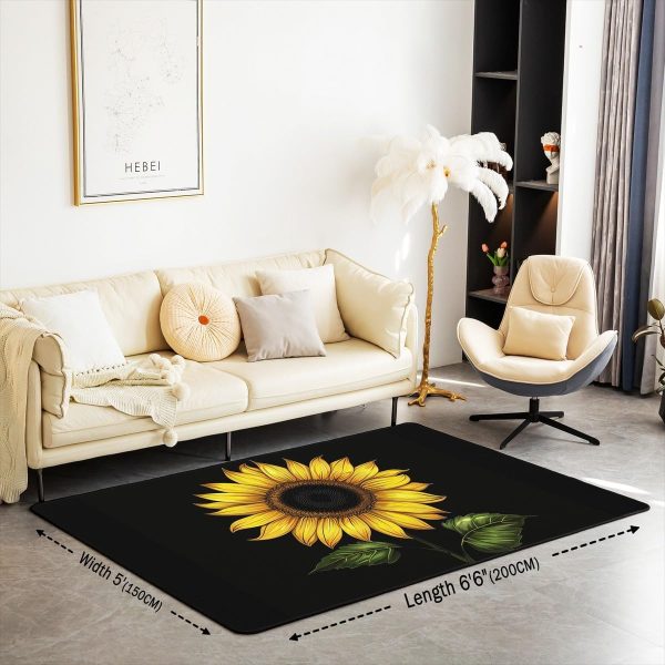 Clothes Sewing Theme Area Rug 5x7 Needle and Thread Rug for Bedroom Sewing Machine Carpet Non Slip Rustic Farmhouse Floor Mat Decorative Accent Rug Non Shedding - Image 137