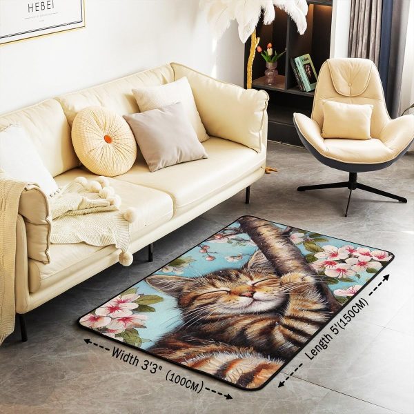 Watercolor Dragon Living Room Rugs 3x5 Chinese Style Area Rug for Kids Teen Retro Tradition Theme Carpet Runner Non Slip Dragon Pattern Decorative Accent Rug Bedroom Decor - Image 29