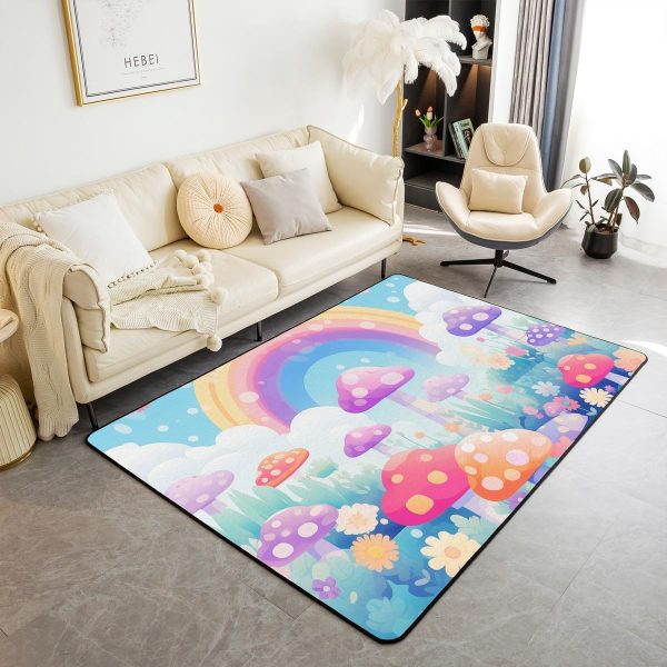 Clothes Sewing Theme Area Rug 5x7 Needle and Thread Rug for Bedroom Sewing Machine Carpet Non Slip Rustic Farmhouse Floor Mat Decorative Accent Rug Non Shedding - Image 140