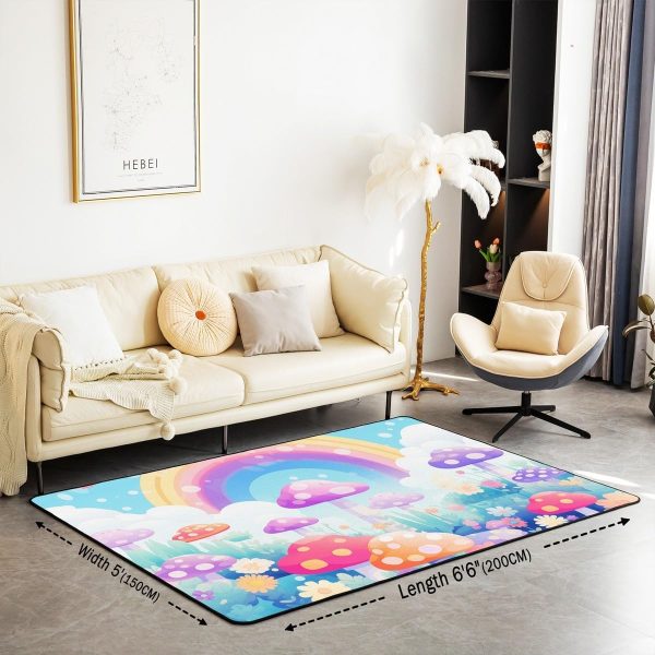 Clothes Sewing Theme Area Rug 5x7 Needle and Thread Rug for Bedroom Sewing Machine Carpet Non Slip Rustic Farmhouse Floor Mat Decorative Accent Rug Non Shedding - Image 141